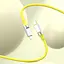 Кабель XO NB-Q252B PD 60W/1 м Type-C to Type-C Fast Charging Жовтий - мініатюра 1
