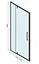 Душова кабіна Rea Rapid Swing 90x120 black REA-K6422 + REA-K6413, Чорний матовий, Універсальна, прозорий - мініатюра 6