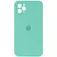 Чохол Epik Silicone Case Square Full Camera Protective AA для Apple iPhone 11 Pro Max 6.5 Бірюзовий/Turquoise - мініатюра 1