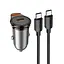 Адаптер автомобильный Hoco Rigorous single port Car charger NZ16 (Type-C to Type-C) |1Type-C, 30W/3A, PD20W/QC| - миниатюра 1