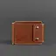 Мужской кожаный портмоне светло-коричневый 10.0 зажим для денег - миниатюра 8