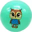 Мяч детский Bambi Животные 15 см бирюзовый (RB2111(Turquoise)) - миниатюра 1