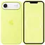 Чохол Epik Silicone case AAA with Magsafe and Animation для Apple iPhone 17 Air 6.5" Neon Yellow - мініатюра 1