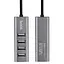 Перехідник HUB Hoco HB1 USB to USB 2.0 (4 port) (1m) Сірий - мініатюра 2