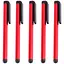Стилус для ємнісних екранів, червоний (комплект 5 шт.) - мініатюра 1