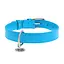 Нашийник для собак шкіряний Waudog Glamour з QR-паспортом без прикрас M Ш 20 мм Д 30-39 см блакитний - мініатюра 3