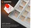 Клавиатура игровая механическая GamePro GPMK-160-P Warden Genesis Red Outemu Swithes Hot-Swap White-Grey - миниатюра 9