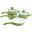 Набор посуды Lora NA11KIT 7 предметов зеленый - миниатюра 1