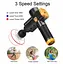 Ударный массажер триггерных точек Phoenix A2 1500mAh 6 насадок 3 скорости Пистолет массажный - миниатюра 2