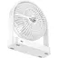 Вентилятор портативний Hoco HX65 ultra-thin desktop fan white - мініатюра 3