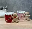 Набор кружок Имбирный керамический пряник 2 шт 400 мл Красный Розовый - миниатюра 5