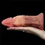 Фаллоимитатор Dual-Layered Silicone Nature Cock 7.0'' 18 см коричневый - миниатюра 11