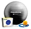 М'яч для фітнесу (фітбол) Power System PS-4011 Ø55 cm PRO Gymball Black (4011BK-0) - мініатюра 2