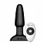Анальная пробка B-Vibe Rimming Plug 2 15 см (черный) - миниатюра 1