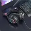 Ігрові дротові навушники Hoco W107 Cute Cat Ear, USB, 3.5mm, 2m, Black-Pink - мініатюра 7
