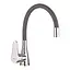 Змішувач для кухні Zerix SOP7 146 gray з гнучким виливом ZX4652 Хром - мініатюра 1