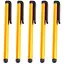 Стилус для ємнісних екранів, жовтий (комплект 5 шт.) - мініатюра 1