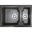 Кухонна мийка Romzha Patrat 62D Antracit (902) - мініатюра 1