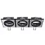 Світильник точковий Brille HDL-DT 105/3 SS BK MR16 L13-076 - мініатюра 4