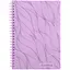 Блокнот Axent на спирали А5 в клетку 80 листов сиреневый (8472-4-A) - миниатюра 2