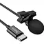 Петличний Микрофон Hoco L14 Type-C 2m Black [136293] - миниатюра 3