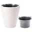 Горщик для квітів Form-Plastic Rattana-30 14.1 л білий (3800-011) - мініатюра 1