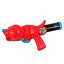 Іграшковий помповий пістолет-тюлень 5006 D з 6 м'якими різнокольоровими набоями, червоний - мініатюра 1