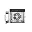 Дегідратор сушарка побутовий для овочів фруктів м'яса грибів 6 лотків 500Вт SS - 06X - мініатюра 3