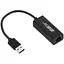 Мережевий адаптер 2E USB 3.0 - Ethernet, 10/100/1000 Мбіт/сек U2085, Black, чіпсет RTL8153 (2E-U2085) - мініатюра 1