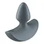 Анальная пробка Satisfyer Booty Absolute Beginners 1, 7.3 см (серый) - миниатюра 1