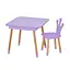 Столик зі стільцем "Корона" 09-025V-BOX з ящиком, фіолетовий - мініатюра 1