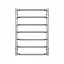 Рушникосушка водяна Deffi Трапеція П7 500х800 мм нижнє підключення 30412 - мініатюра 1