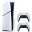 Игровая приставка Sony PlayStation 5 Slim с Blu-ray приводом + дополнительный джойстик DualSense White - миниатюра 1