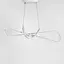 Современная белая люстра AVIZE в двух размерах Line.F Длина 85 см - миниатюра 7