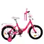 Велосипед дитячий MB 16042-1, 16 дюймів, малиновий - мініатюра 1