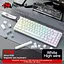 Игровая проводная магнитная клавиатура FreeWolf F68 / Magnetic Switch / RGB / Wired / White - миниатюра 2