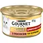 Уцінка. Вологий корм для котів Gourmet Gold Шматочки у підливі з лососем та куркою 85 г  - мініатюра 1