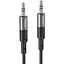 Кабель Hoco UPA23 AUX audio cable Темно-сірий - мініатюра 1