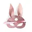 Кожаная маска кролика Art of Sex - Bunny mask, цвет Розовый - миниатюра 4