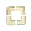Поролоновые защитные углы на мебель MGZ-0810(White) 4 шт - миниатюра 2
