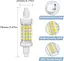 Eofiti 2 x R7s LED 78 мм 8 Вт LED R7S Денне світло 6000 K Холодний білий J78Лампа720 лм - мініатюра 3