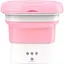 Стиральная машина UKC мини ведро MA2000 White Pink (16317) - миниатюра 1