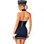 Эротический костюм стюардессы Obsessive Stewardess uniform M/L, blue - миниатюра 2