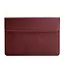 Кожаный чехол-конверт BlankNote на магнитах для MacBook 13 Бордовый Crazy Horse - миниатюра 5