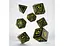 Набір кубиків Runic Black & yellow Dice Set , 7 шт. (SRUN07) - мініатюра 2