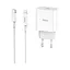 Зарядное устройство Hoco C76A Type-C PD 20W белый + кабель Type-C to Lightning - миниатюра 1