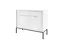 Комод Perfect Home Новая/Nova 2-дверный с 2 ящиками и черными ножками KSZ104 Белый (PFH-091216) - миниатюра 5