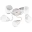 Люстра стельова Brille класична в зал E14 40W WH (LK-554C/5) - мініатюра 1