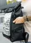 Рюкзак чоловічий Sambag RollTop Hacking чорний принт "Zebra" 41 х 30 х 16 см (24460146m) - мініатюра 4