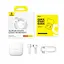 Бездротові навушники Baseus Bowie E16 True Wireless Earphones, IPX4, TWS, BT5.3, 35mAh, 400mAh, 6h, White A00061900223-00 - мініатюра 5
